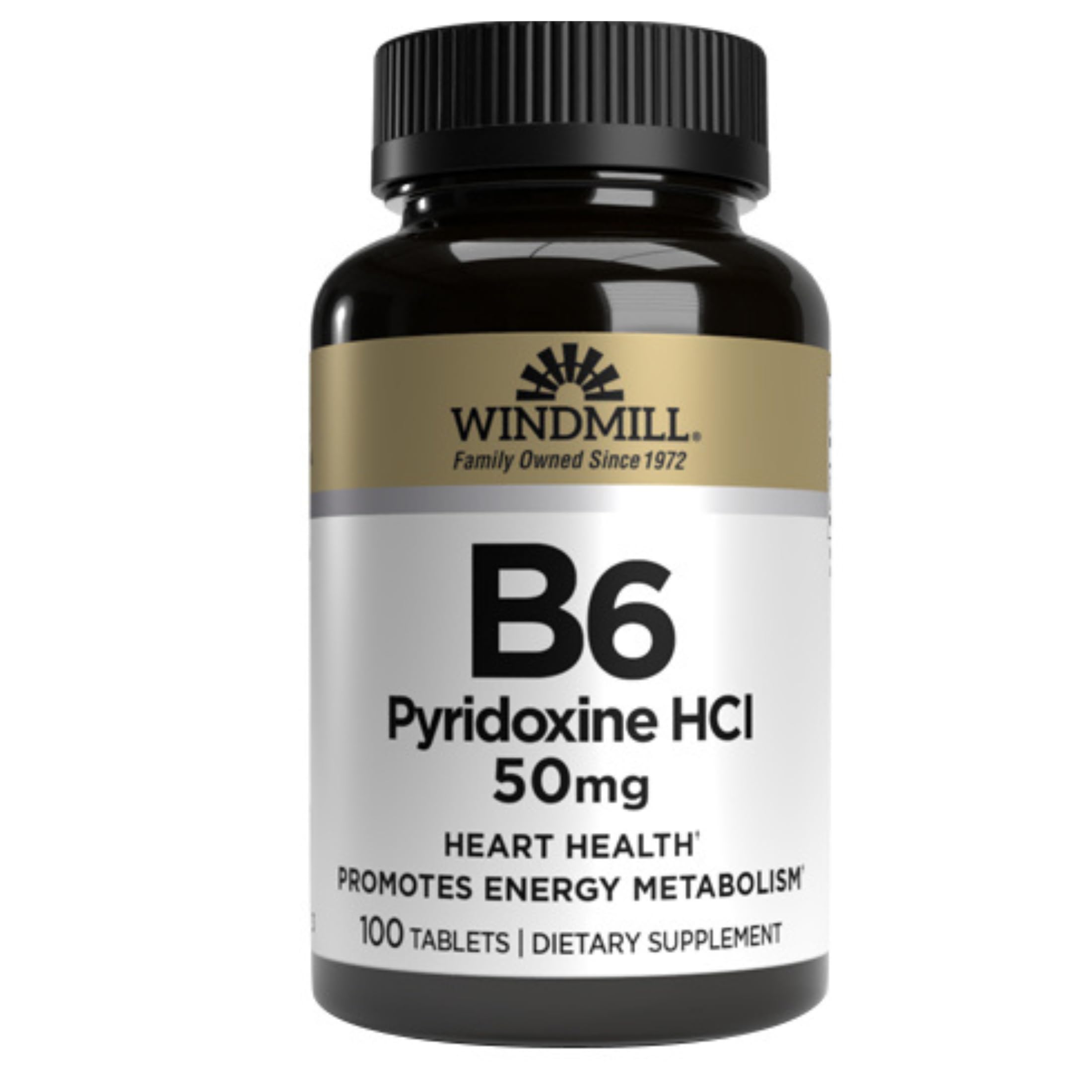 Vitamin B-6 TABS 50 MG WMILL Size: 100