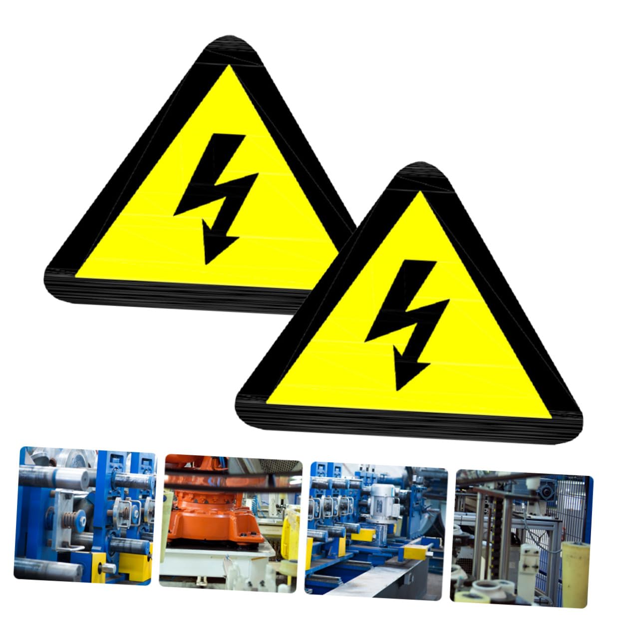 Autocollants D'avertissement de Sécurité Jaune en Adhésif Lot de 20 Étiquettes pour Boîtier Électrique pour Panneau Électrique à Usage Domestique et Scolaire