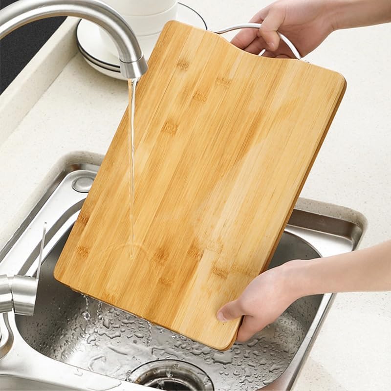 Home Use Thickened Sided Reusable Cutting Board with Handle