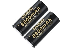 Rechargeable 26650 Battery 8800mAh 2 Pack