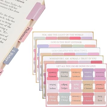 Bible Labels,Bible tabs,Bible tabs Index Stickers Bible Divider tabs,75 Pcs
