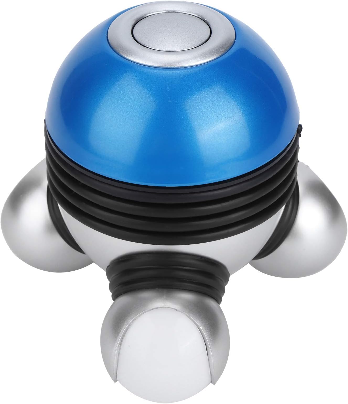 TOPINCNHandheld Sport Massager, Mini Portable Hand Held Body Vibrating Massager with LED Light for Head Neck Legs Pain Release(Blue)