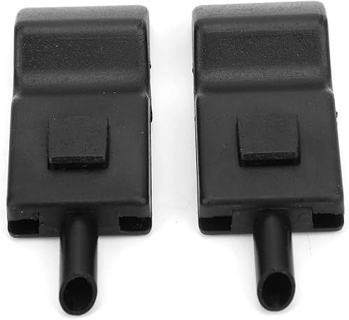 Miniatura 4 de Aramox Perillas de bloqueo de puerta de automóvil, 1 par de interruptores de bloqueo de puerta lateral delantera y trasera para el interior del