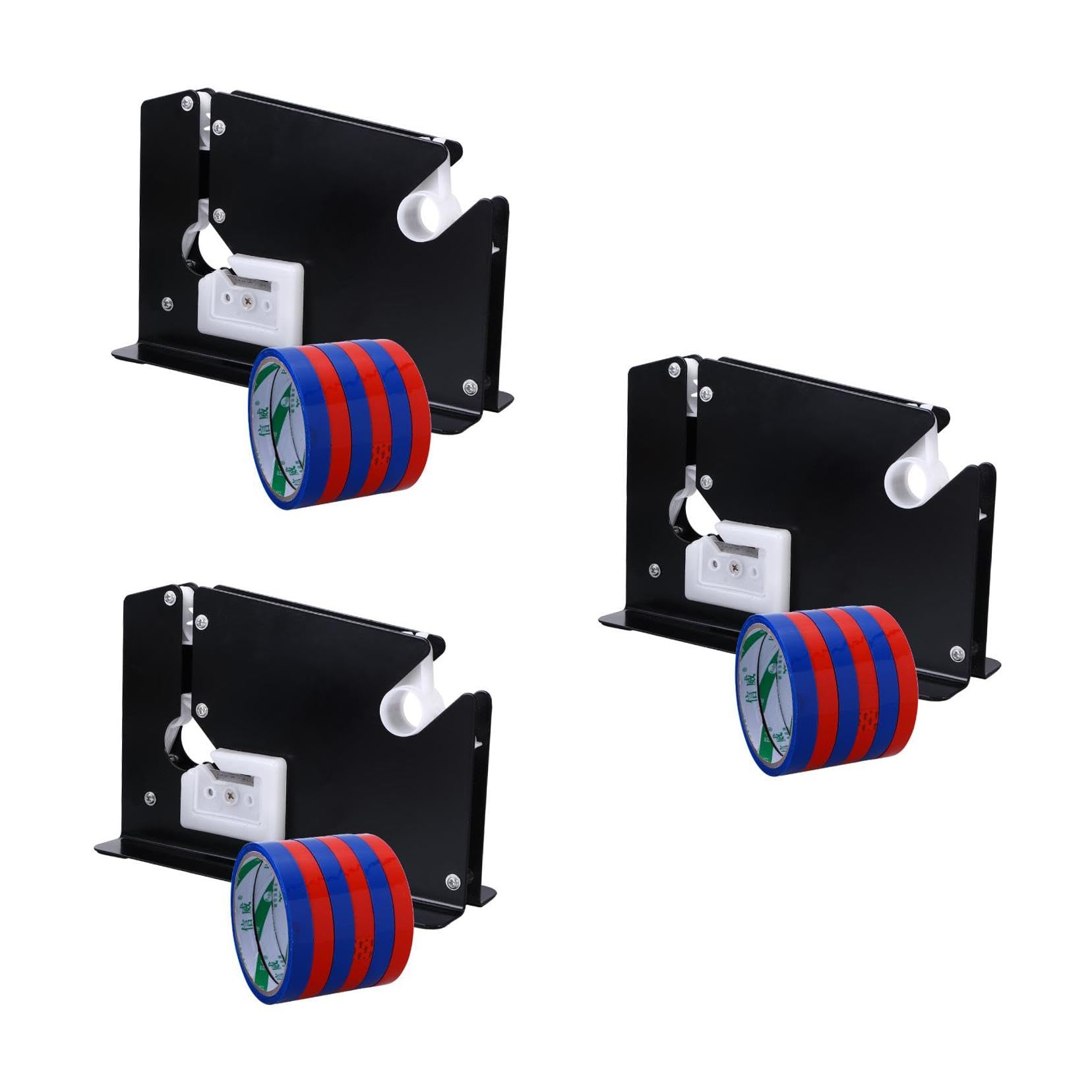 NUOBESTY 3st Klebebandschneider Schwarzh Haargummis Schwarz Schwarze Farbe Bandspender Stahlbeutelkegel Mit Trimmer Heavy-duty-taschenkonus Spender Für Halsdichtband Rostfrei