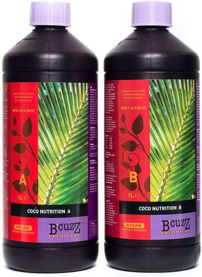 Atami B'CUZZ Base Nutrients A&B Hydro Coco Soil Hydroponics (Coc A&B 1L)
