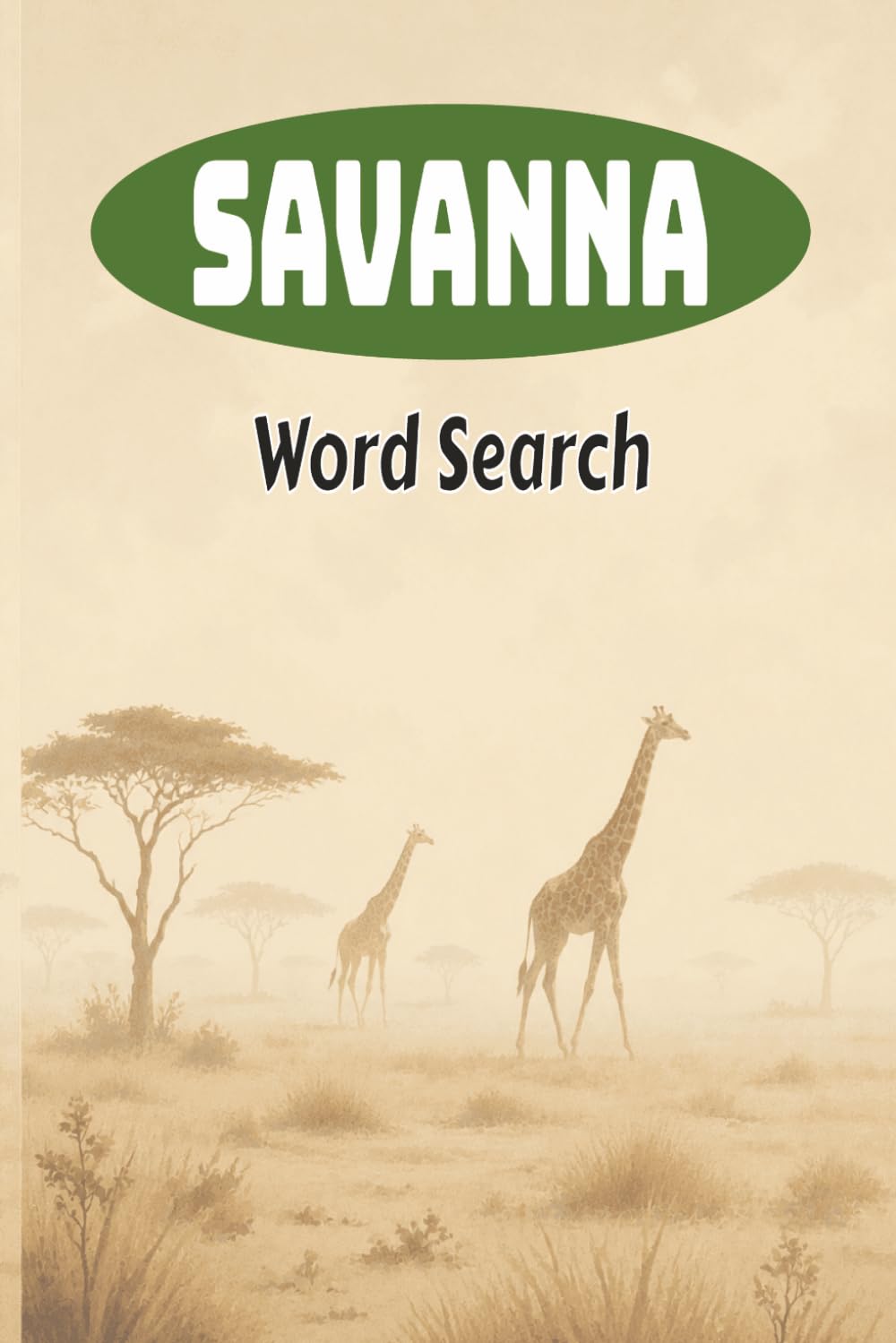 Savanna Word Search: 55 Word Search Puzzles about the Savanna| 6x9 inches |