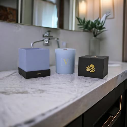 Miniatura 5 de Vantage Venue - Velas perfumadas con mecha de madera de alta calidad  Vela de cera de soja para aromaterapia  Tarros de vela perfectamente