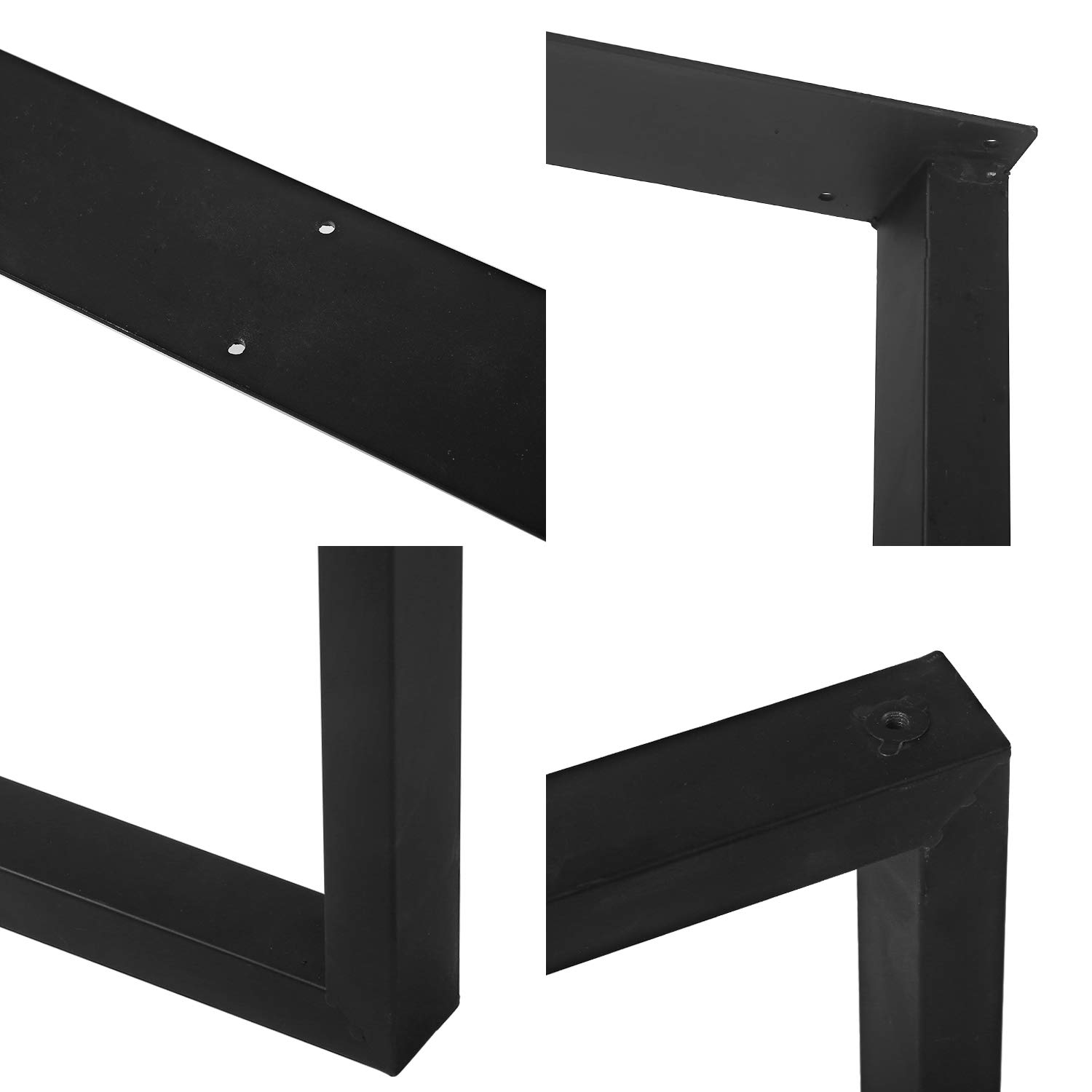 MBQQ Furniture Legs 28”Height 24”Wide Rustic Decory Square Tube Table