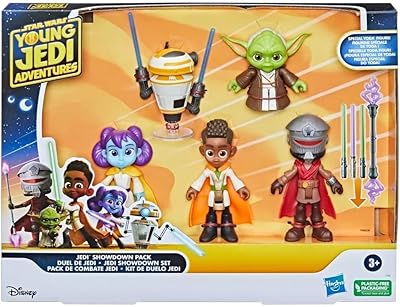 Star Wars Aventuras de los Jóvenes Jedi - (Pack de enfrentamiento de Jedi con todas las 5 figuras articuladas de 10cm 4") | Ya disponible en tu tienda friki favorita! En mundofriki.es!