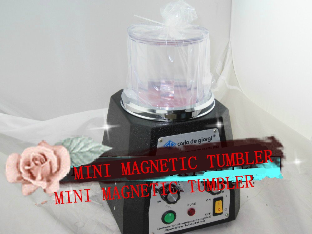 GOWEMINI MAGNETIC TUMBLER JEWELRY MAKING SUPPLIES POLISHING MACHINE MAGNETIC TUMBLERS JEWELRY TOOLS AND EQUIPMENT