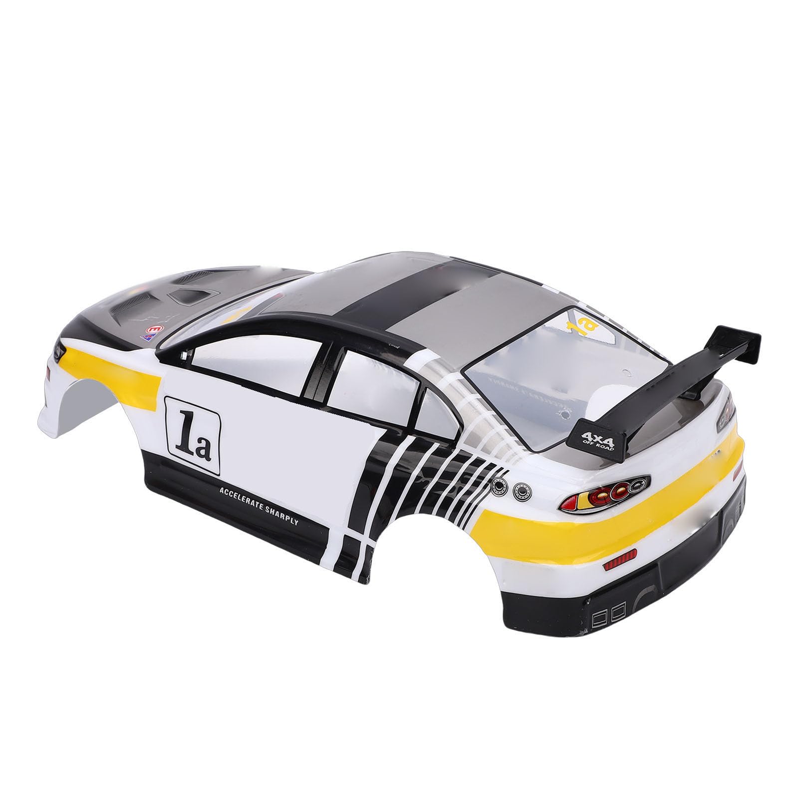 Generic Coque Carrosserie PVC Pour Voiture RC 1/10 – Empattement 26 Cm, Légère Et Résistante, Facile à Poser