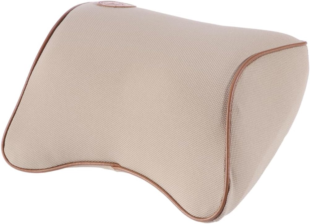 PRETYZOOM Ergonomic Memory Foam Headrest Pillow Car Back Pillow Neck Pain Relief Washable Zippered Cover