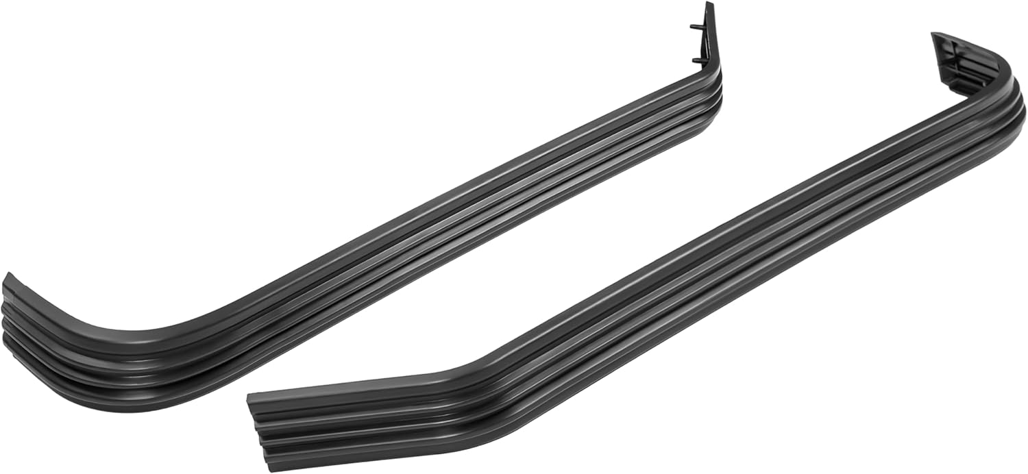 KUAFU Rear Bumper Molding Compatible with 1988-2000 Chevy Chevrolet & GMC C/K C1500 C2500 C3500 K1500 K2500 K3500 Tahoe Blazer Yukon Fleetside/Styleside Light Duty GM1158327 GM1159327 Bumper Trim Pair