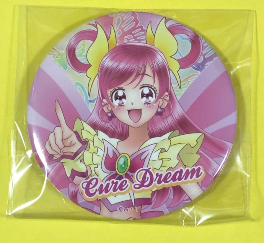 全プリキュア展 缶バッジ キュアドリーム 夢原のぞみ プリキュア展 プ