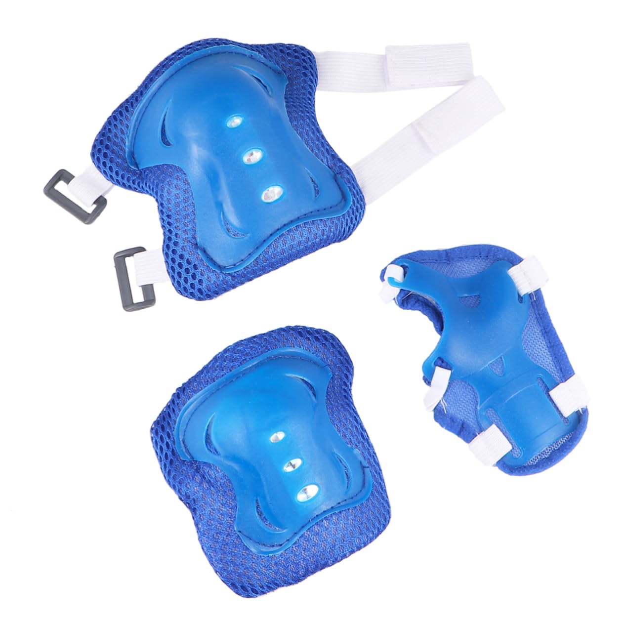 POPETPOP -in- and Girls Protective Gear 6pc Set Elbow Pads Wrist Guards Kneepads for Skating