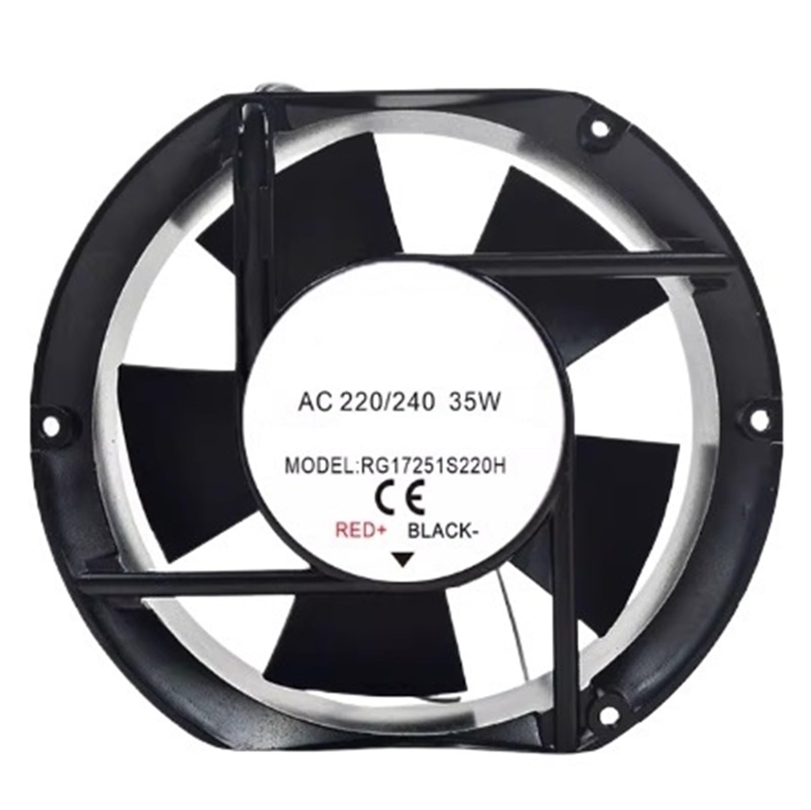 Lzikkgki One Color Rg17251s220h Ac 240V 35W 172X150x51mm 2-Wire Cooling Fan