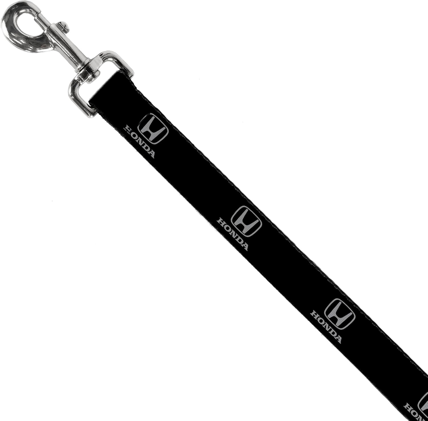 Dog Leash Honda Logo Black Silver 6 Feet Long 1.5 Inch Wide