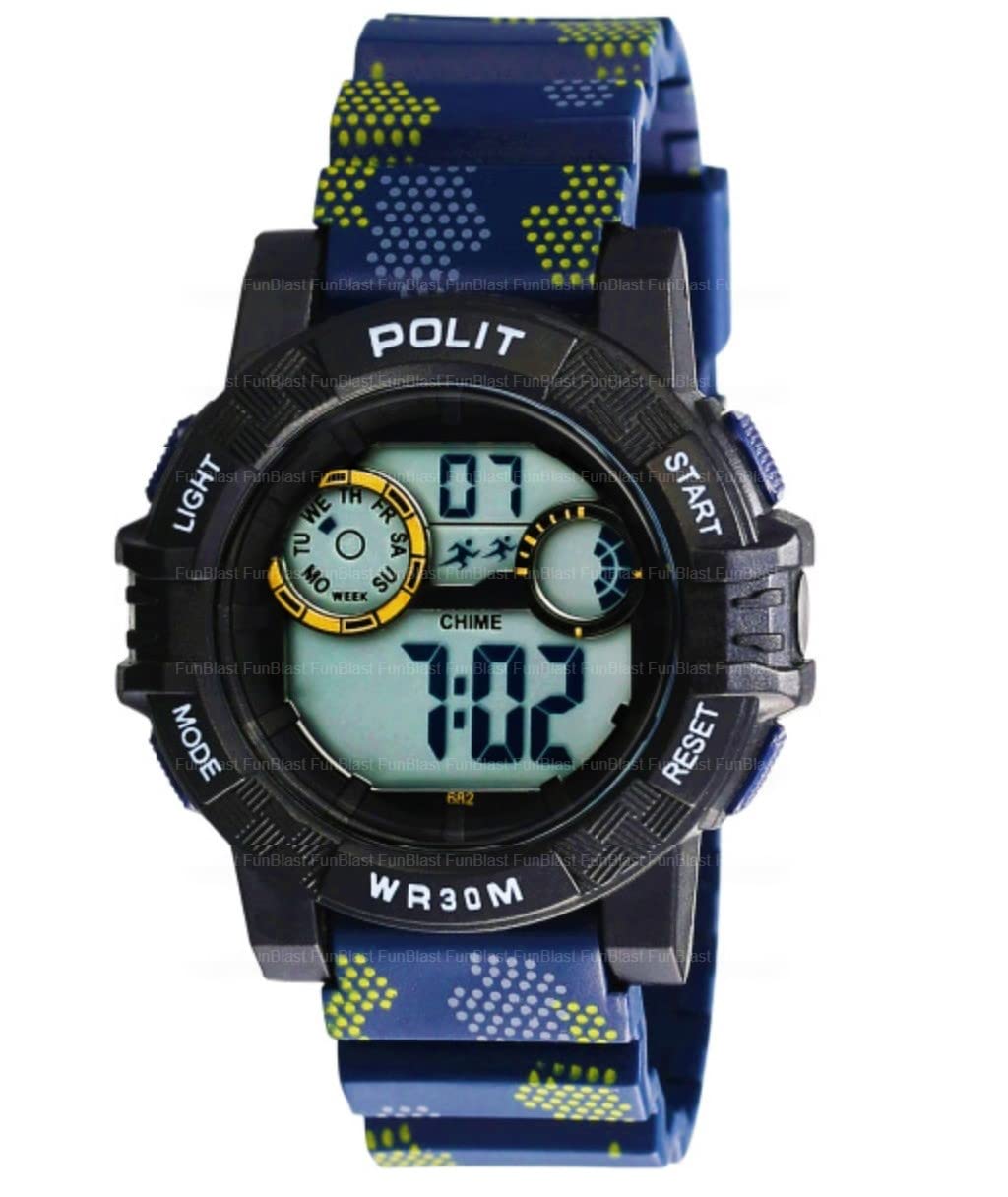 FunBlast Watch for Kids - Kids Wrist Watch Waterproof Sports Alarm Watch with Digital Dial, Wrist Watch for Kids 5-15 Years Old Kids, Boys, Girls, Birthday Gift for Children, Return Gifts (Blue) (B0BRKS2BC8) Amazon Price History, Amazon Price Tracker