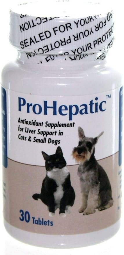 Liver Antioxidant Formula Support for Small Dog Cats (30 Tablets)