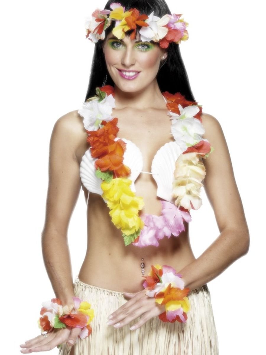 Generique - Colourful Hawaiian kit for women