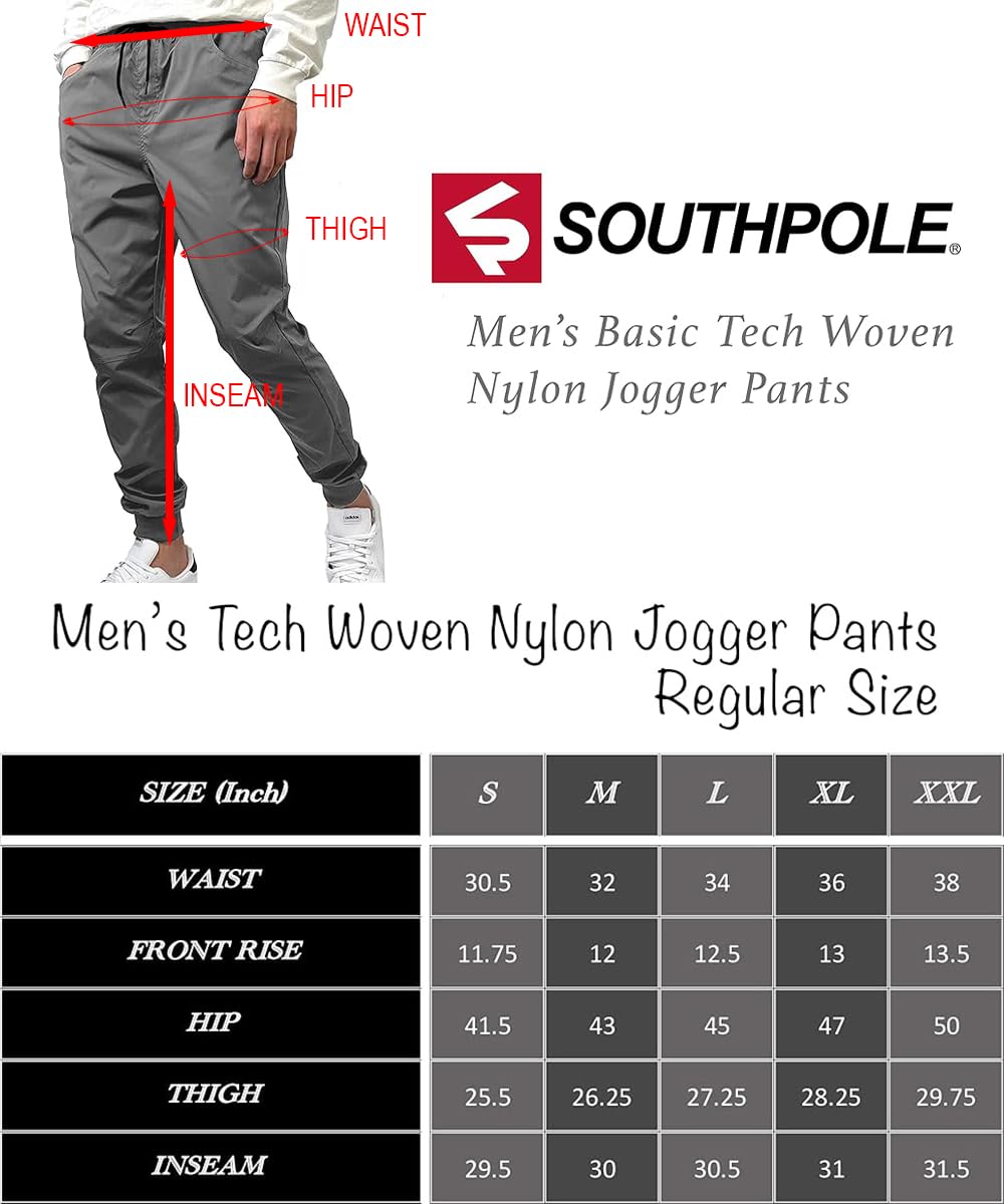 Southpole Basic Tech Woven Pants - Nieformalne spodnie Mężczyźni