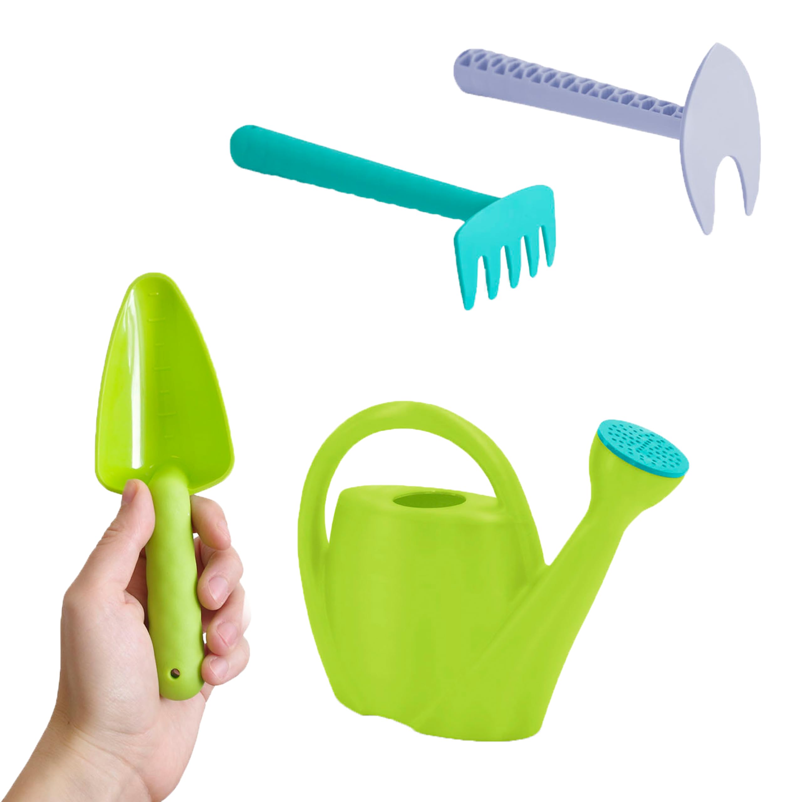 Kit de jardinage, Kit d'outils de jardinage pour enfants, 4 outils | Kit de jardinage, pots de fleurs et outils de jardinage | Jardin pour enfants, à partir de 3 ans |