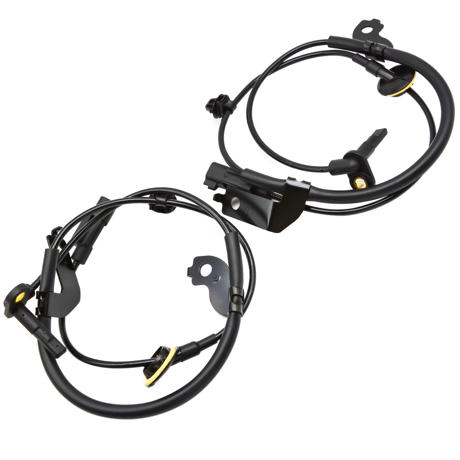 2pcs ALS1784 ALS1785 Front Left & Right ABS Wheel Speed Sensor Fit for Mitsubishi Lancer 2008-2017, Outlander 2007-2017, Outlander Sport 2011-2017 OE# 4670A031 4670A032 SU12583 5S11130 5S11131