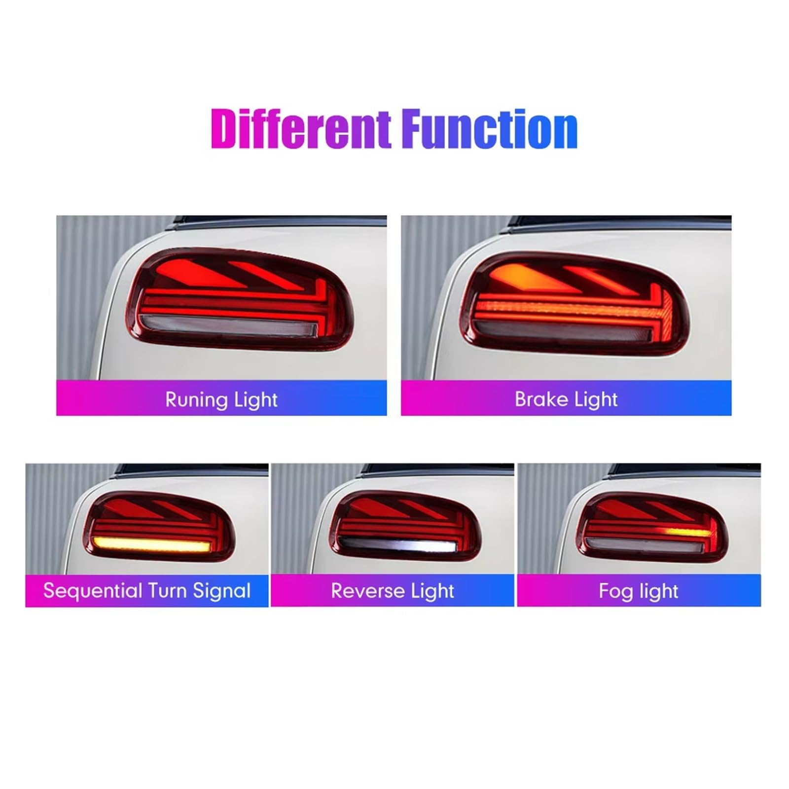 【美品】MINI F54 クラブマン 社外LEDテールライト 左右セット Amazon | テールライト に適合する ミニクーパー F54 に適合する