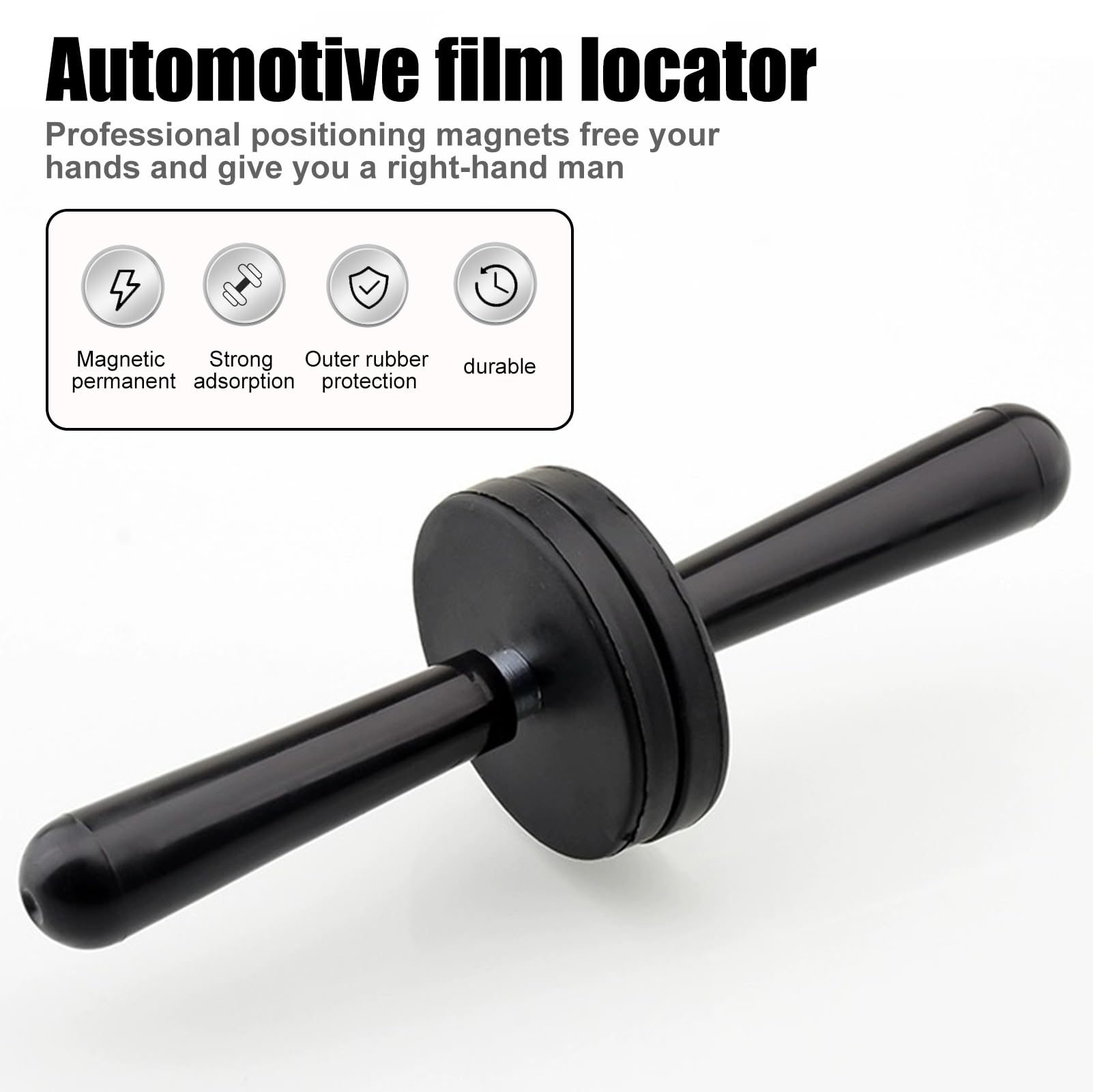 Lot de 8 aimants de montage pour voiture : support de prise en main magnétique, aimant de montage, outil de pelliculage pour le pelliculage de film, enveloppement de voiture, pelliculage de