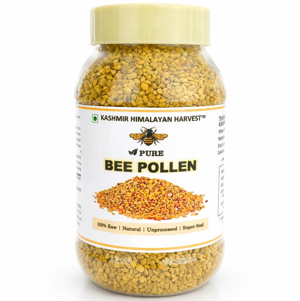 Kashmir Himalayan Harvest Bee Pollen Granules-250g | Raw & Unprocessed | Pure Bee Pollen | No Added Sugar | Superfood | Anti-Oxidant | Natural | Organic-image-7
