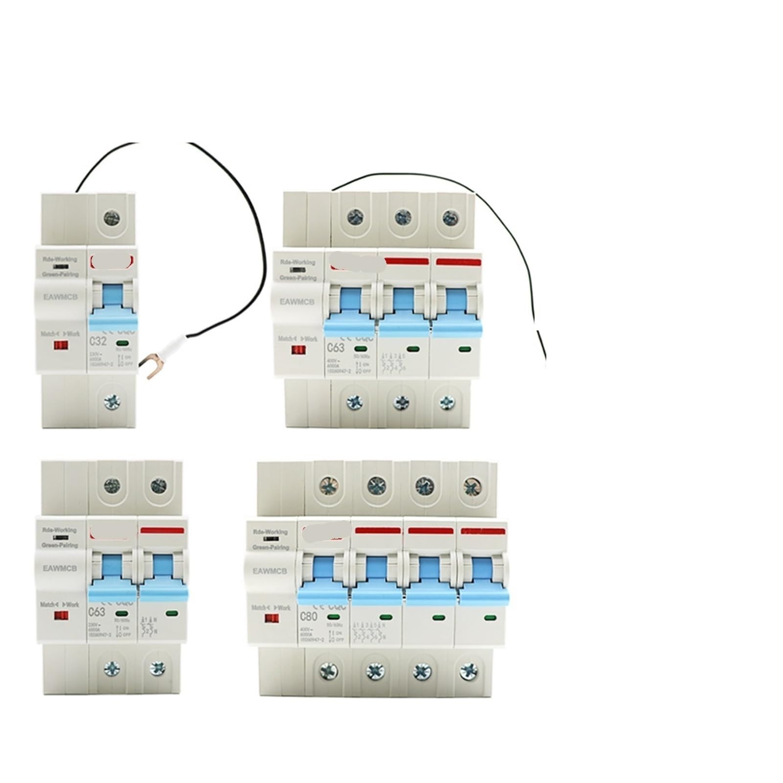 Interruptor automático de 3 polos con control por voz y aplicación eWeLink 50A