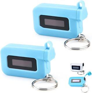The Silicone Cover is Designed to be Compatible with The C6 Keychain Breathalyzer ,Not Included Breathalyzer((Light Blue, 2)