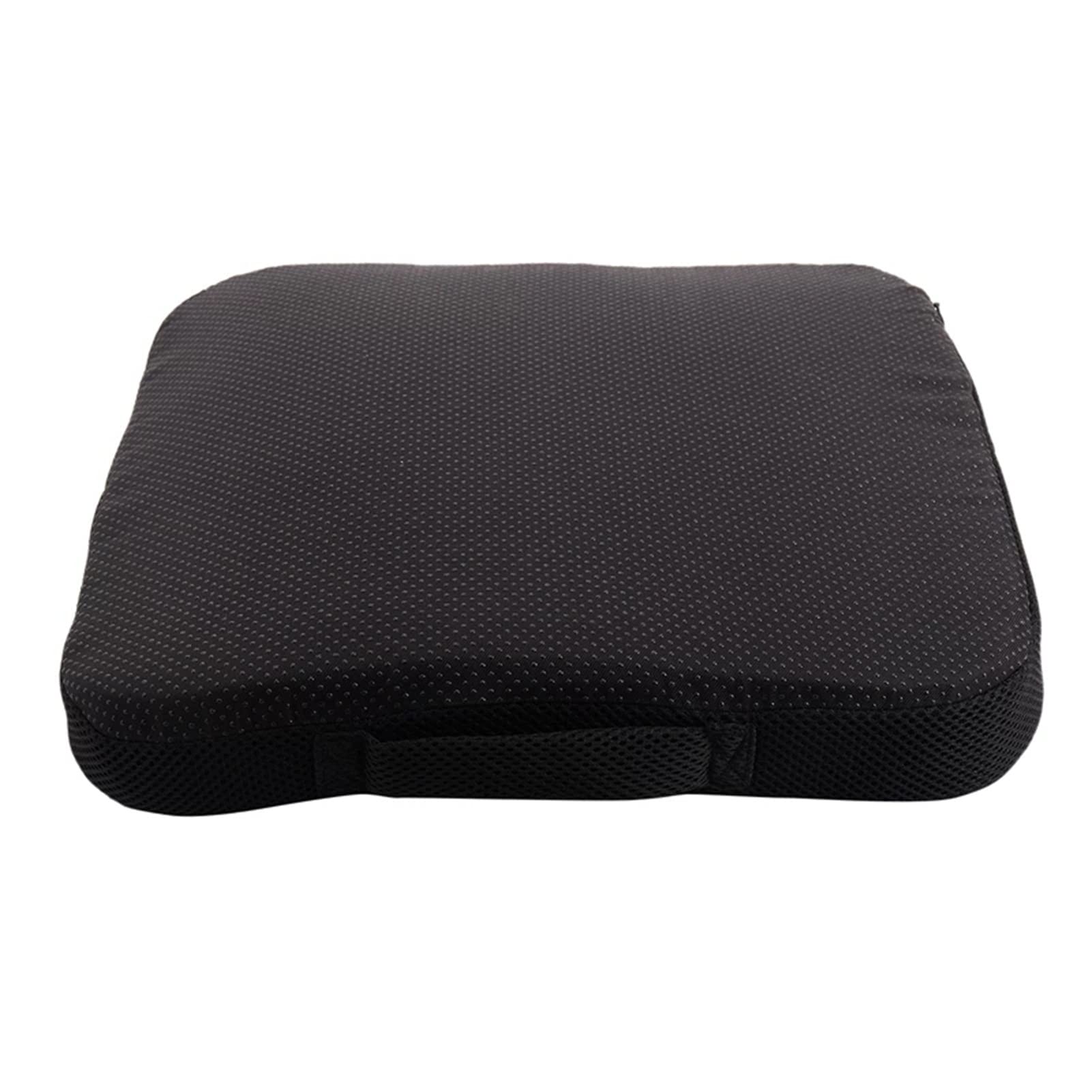 Cojín para Silla de Ruedas, cómodo cojín de Oficina, cojín ortopédico Antideslizante de Espuma viscoelástica para aliviar el Dolor de Espalda, ciática y coxis.