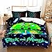 LKFFHAVD Anime Rick and Morty, set di biancheria da letto con copripiumino da 135 x 200 cm, con stampa 3D, per adulti e bambini (135 x 200 cm, 4)