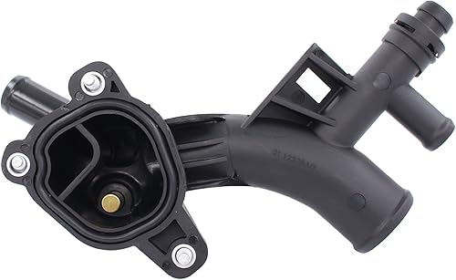 Miniatura 5 de XtremeAmazing Carcasa del termostato del refrigerante del motor 2Pcs y manguera de entrada para Cruze 2011-2016