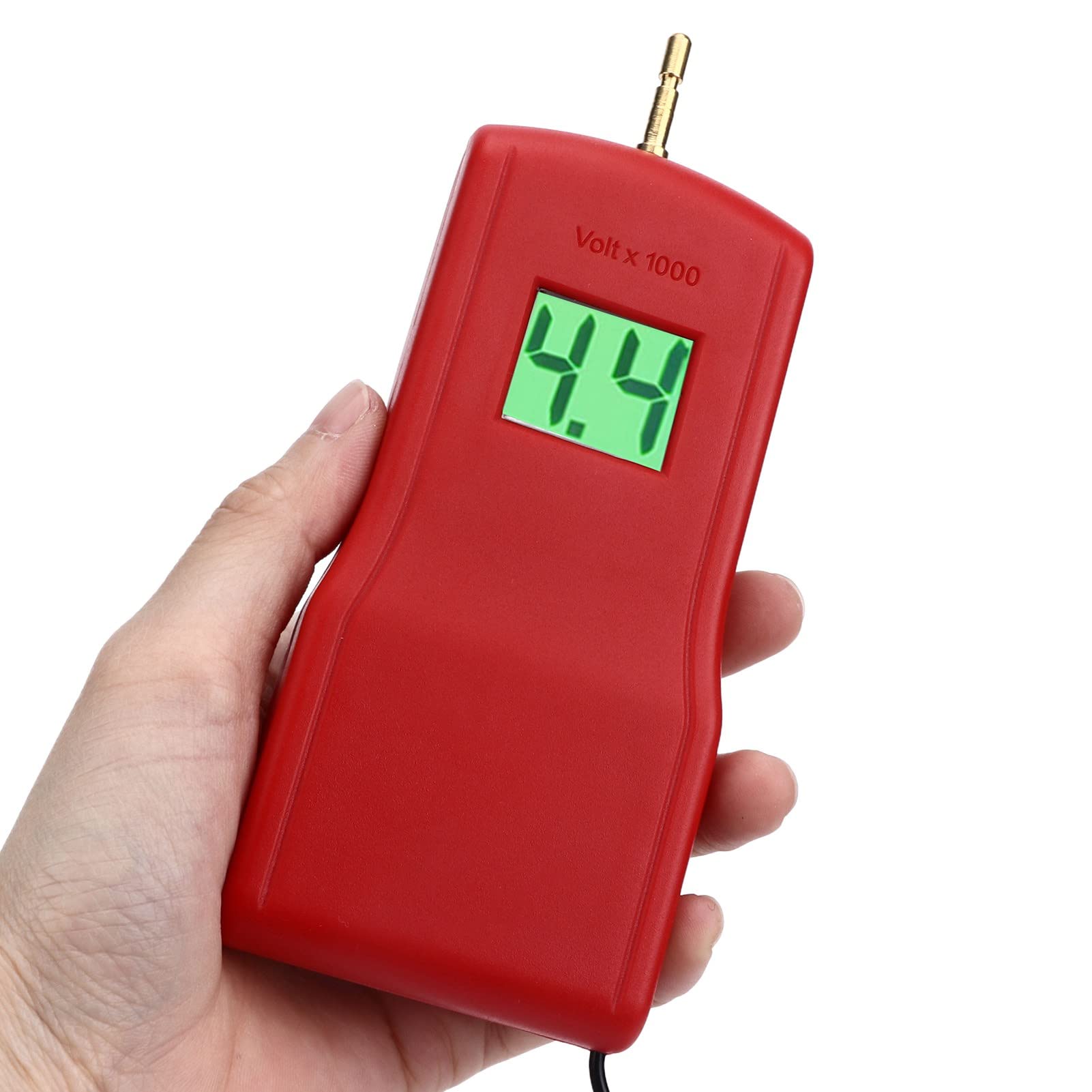 Probador de Cercas Eléctricas Medidor de Voltaje con Pantalla LCD Herramienta de Detección de Voltaje de Cercas de Capas Agrícolas Portátil de 15 KV para Anim Compatible con
