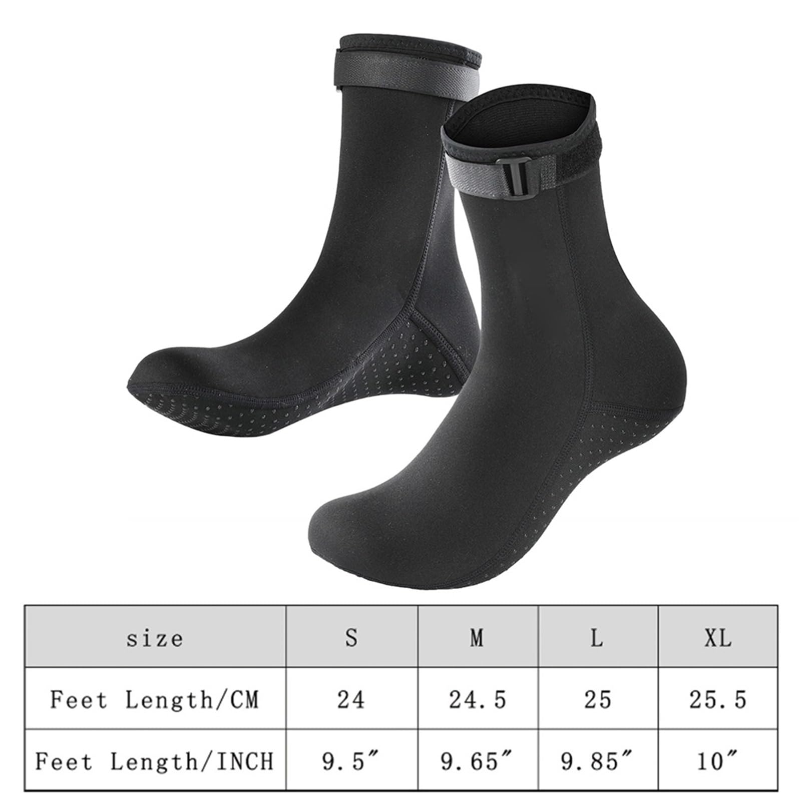 Calzari Sub Calzini invernali termici antiscivolo for pesca subacquea | Calzini invernali termici antiscivolo for pesca subacquea for immersioni surf spiaggia unisex