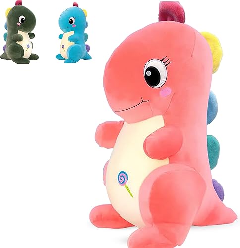 Juguetes de peluche de dinosaurio para niños pequeños de 16 pulgadas. Lindo animal de peluche suave, regalos de cumpleaños para niños, adolescentes