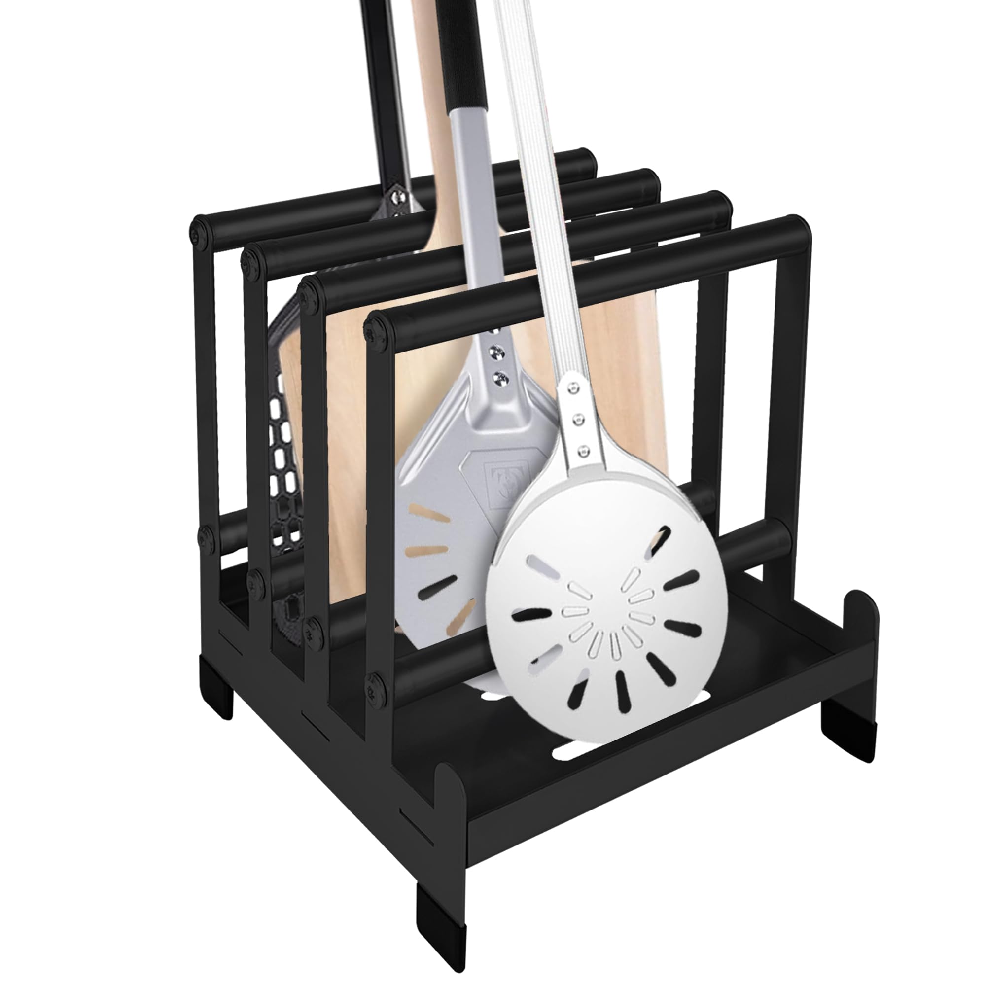 Amazon.com: Pizza Peel Rack, Steel 4 Available Slots for Pizza Peel ...