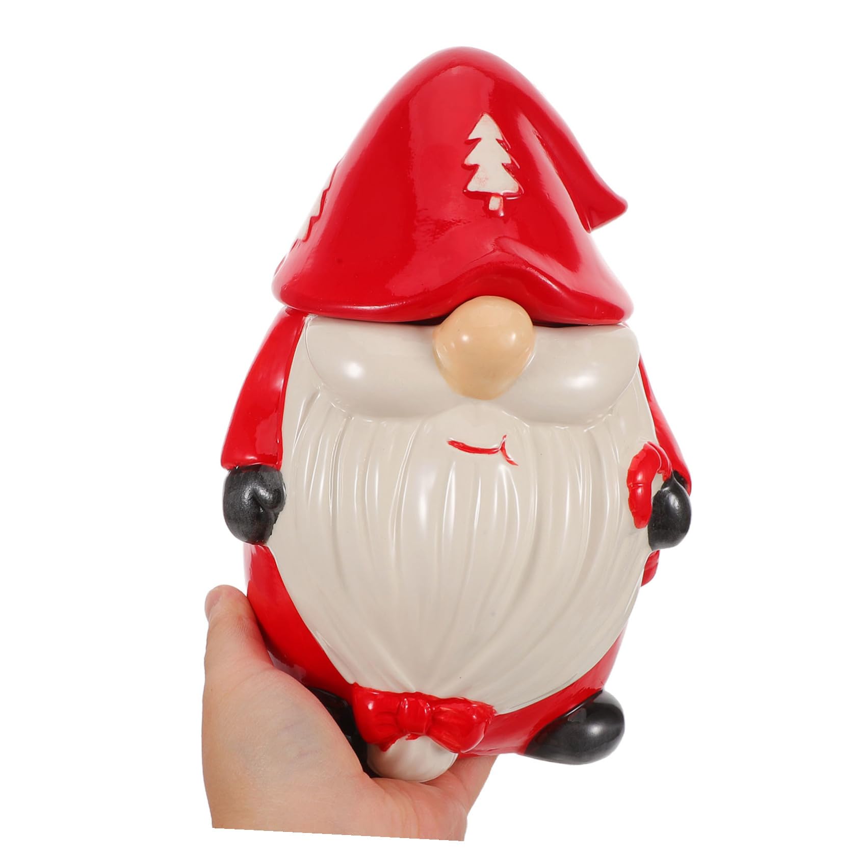 Zerodeko Boîte à Biscuits Céramique Noël avec Couvercle pour Bonbons et Gourmandises Décoration Festive Chambre Garçon et Filles