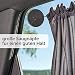 Zamboo - Cortina Ventana Coche XXL 68 x 50 cm - Protector...