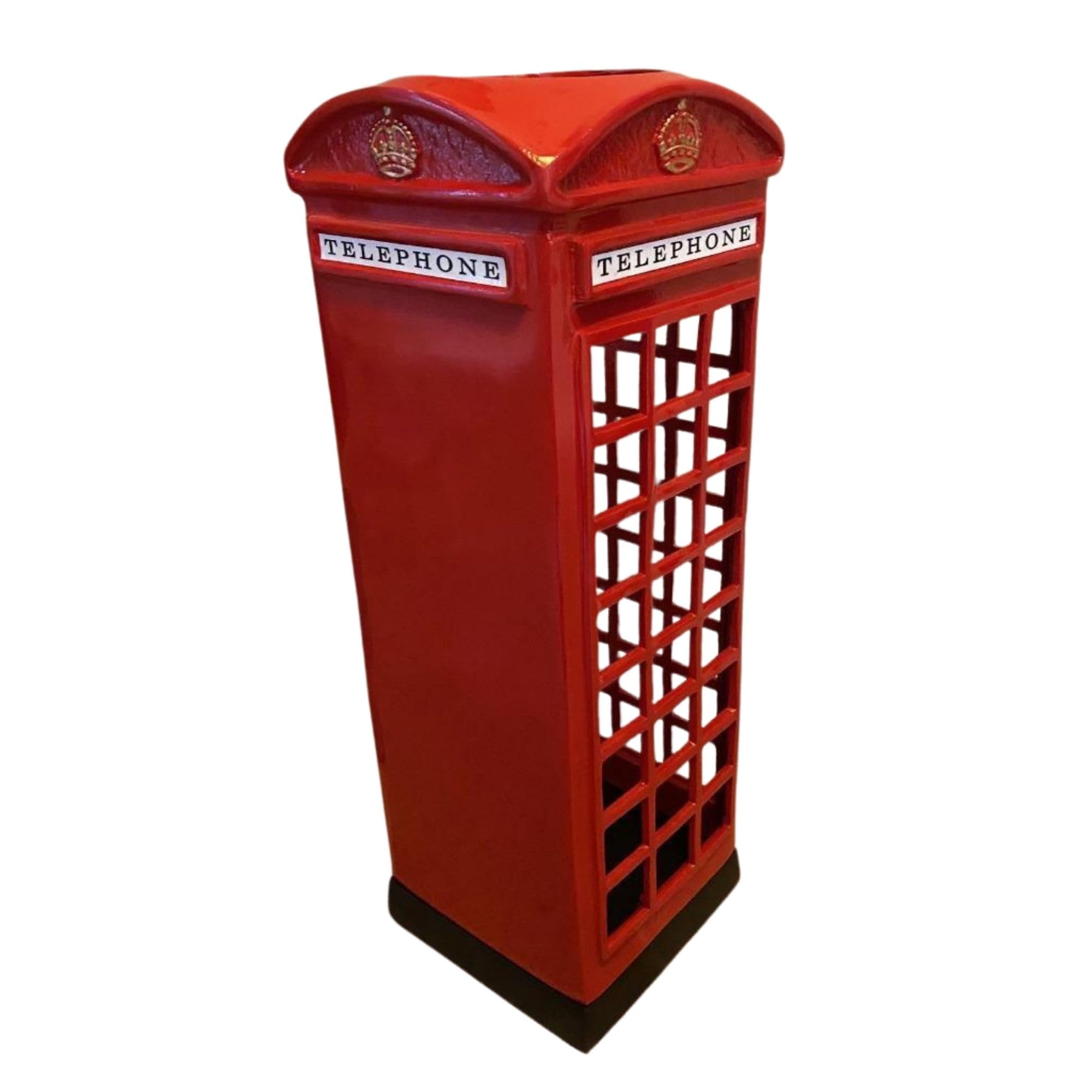 SK Style British Phone Box - Portaombrelli e bastone da passeggio, metallo, rosso, 50 x 18 x 18 cm