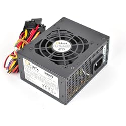 Fuente De Alimentacion Variable L-LINK Fuente de alimentación para PC | Con Tecnología Micro ATX y potencia de 500W | Certificado RoHS | Ventilador silencioso de 80 x 80mm