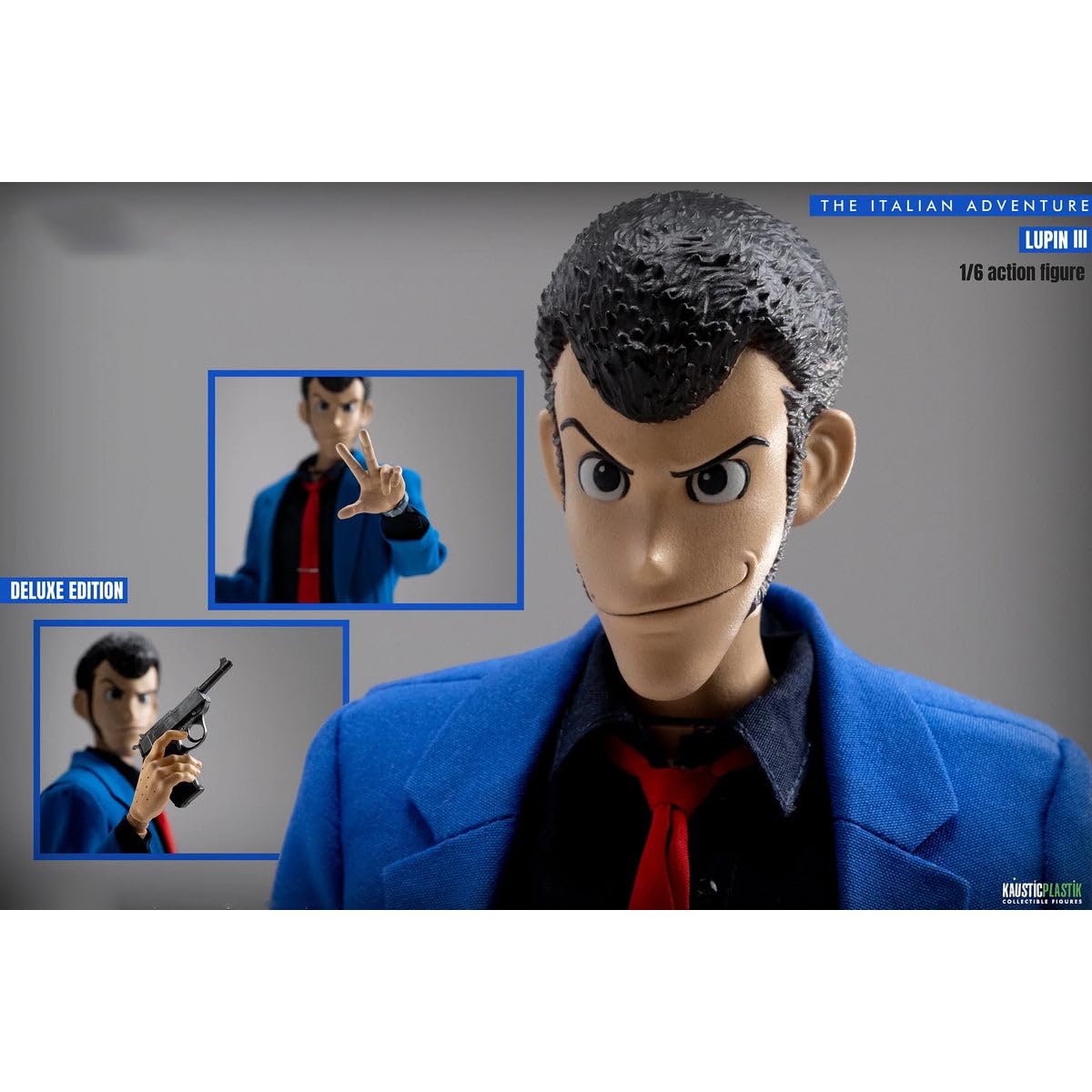 HiPlay Infinite 1/6 Lupin III L’Avventura Italiana: Lupin Sansei Edizione Deluxe Figure d'Azione Personaggi Anime