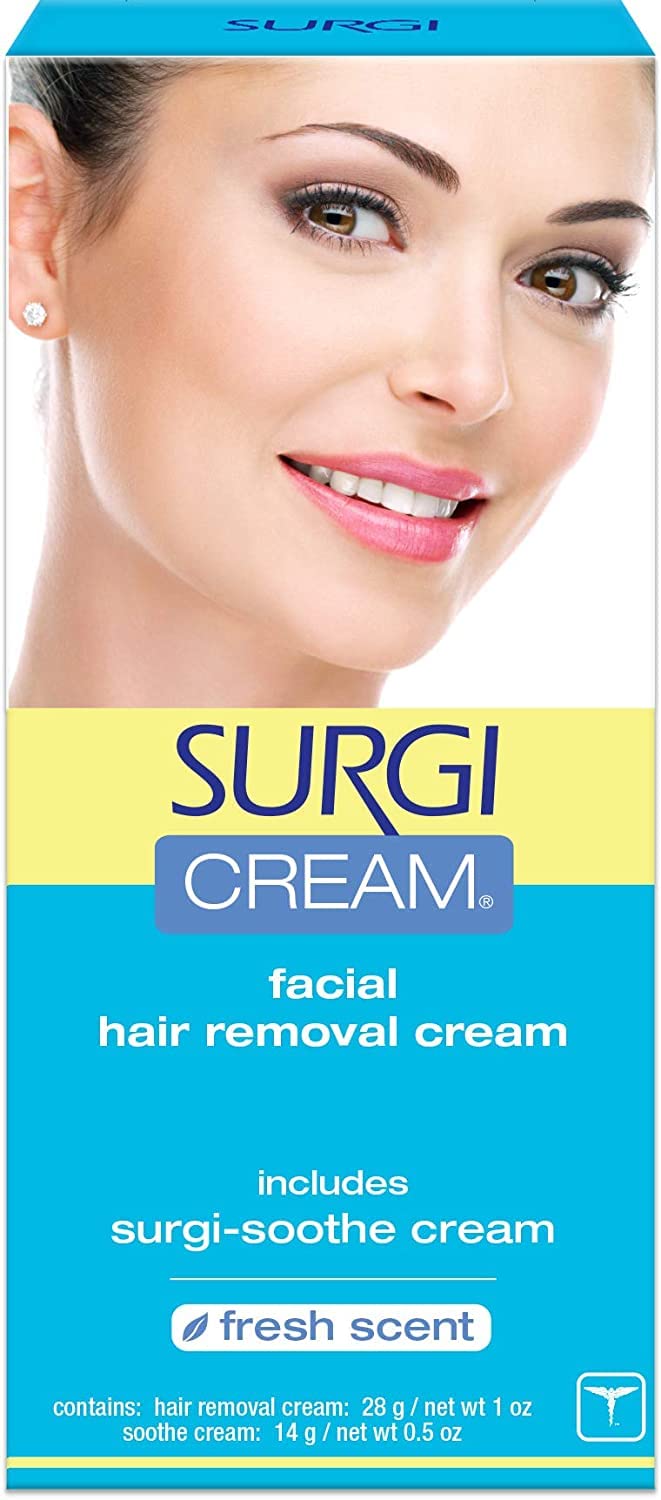 Surgiwax Facial Hair Remover – Gentle Depilatory Cream -10 Surgiwax Facial Hair Remover – Gentle Depilatory Cream -10