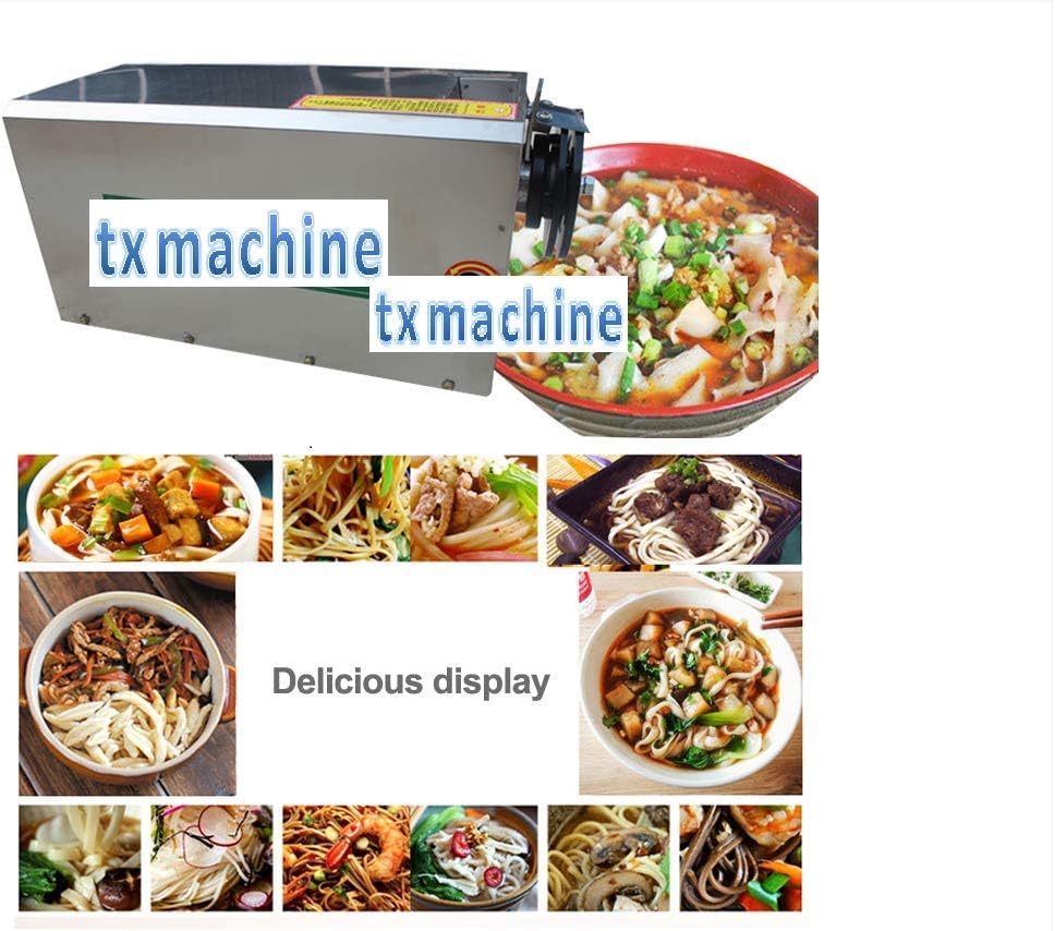 Stainless Steel Electric knife noodle machine pressing machine Commercial noodle cutter intelligent Noodle cutting machine (110V/60HZ)