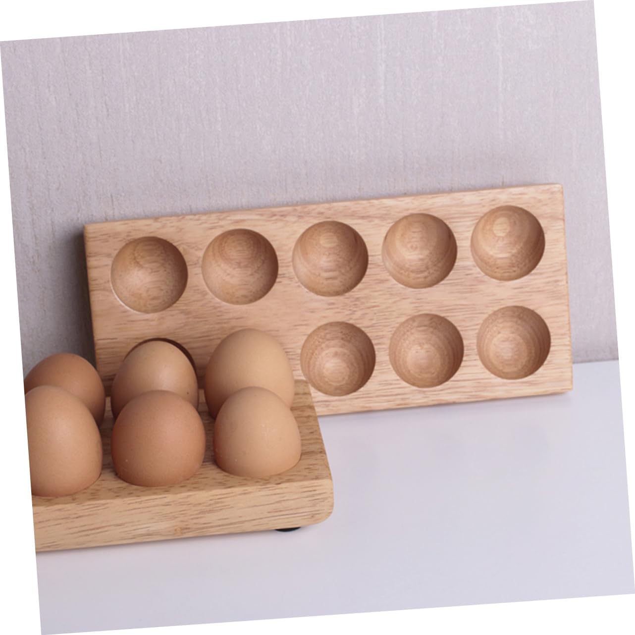 3pcs Succulent Plants Tray -Proof Egg Tray Refrigerator Storage Eggs Tray 10-Cup Egg Holder Crate Storage Rack