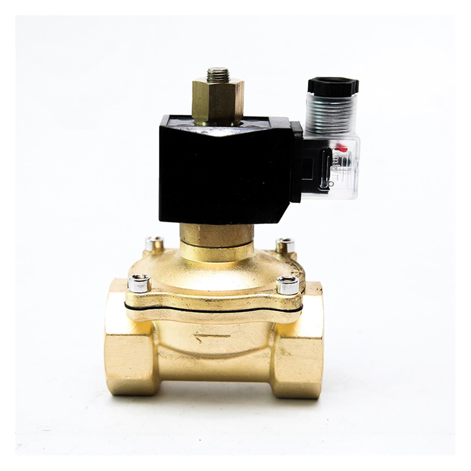 1-1/4" Normally Open Brass Solenoid Valve 24v for air(Bsp-230vac-viton-seal)