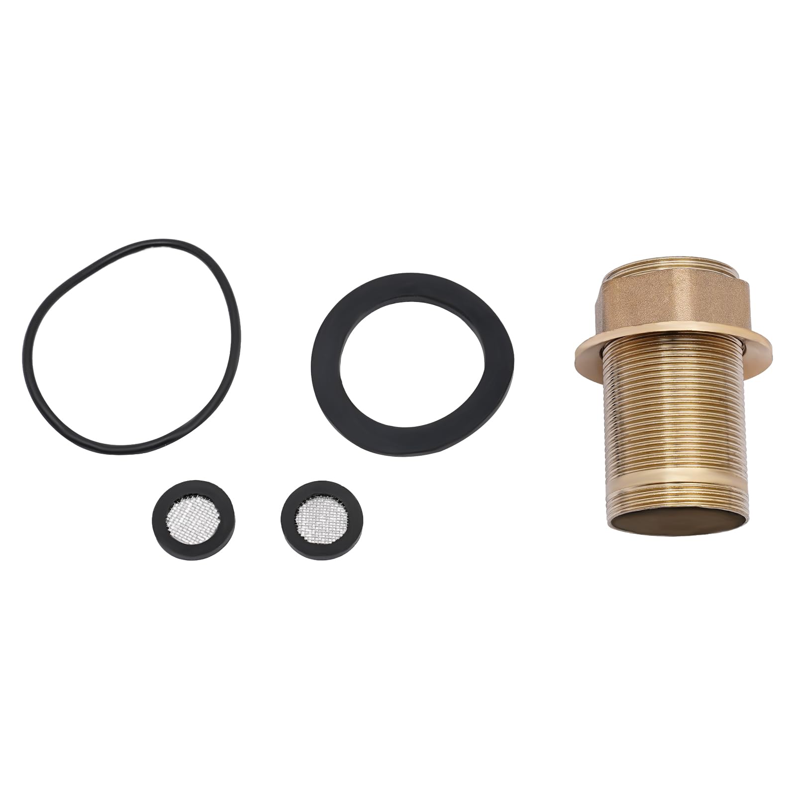 Wasserfall Wasserhahn Höhe des 30cm Antiken Bronze Wasserhahn mit Anti-Tropf Design & 2* Schläuche, Waschbecken Armaturen Messing 1.2kg Waschtischarmatur Hoch Retro für Washbecken Badezimmer, Silber
