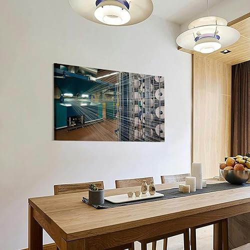 Miniatura 3 de Industria textil (denim) Tejido y deformación Lienzo decorativo de pared Cuadros para decoración de pared de dormitorio, decoración de pared sobre